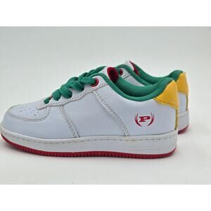 Phat Farm Classic Kids Size 10 White Green Red Low Top Sneakers Casual